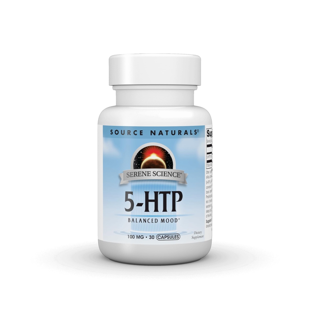 Källa Naturals Serene Science 5-HTP, Balanced Mood * 100 mg - 30 kapslar