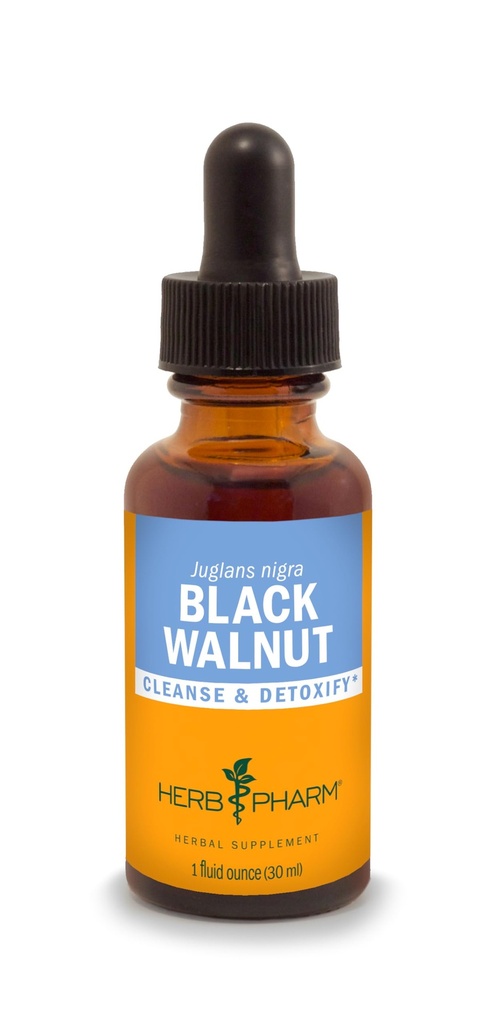 Herb Pharm Black Walnut Liquid Extract för rengöring och avgiftning - 1 Ounce