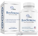 Nano Calcium Supplement - 7-i-1 Bone Support med MSM, Vitamin D3, K1, Magnesium, Zink - High Absorption Calcium för kvinnor och män - Vitaminer för Bones & Joints - Made in USA - 120 kapslar