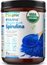Biophix Blue Spirulina Powder Organic Blulina 10 oz - Algae Organic Spirulina Powder 283 Servings - Superfood Supplement - Natural Blue Pigment - Espirulina en Polvo Organica Pura Azulina