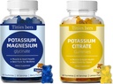 Kaliumcitrat Gummies och kalium Magnesium Glycinate Gummies för vuxna och barn, Sugar Free Gummies