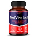 Red Vine Leaf Supplement med Horse Chestnut, Beetroot, Ginger - Naturligt stöd för Vein Strength och Circulation Wellness - Gjord i USA (90 greve 1)