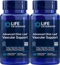 Life Extension Advanced Olive Leaf Vascular Support, 60 Vegetariska kapslar (Pack of 2)
