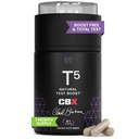 HPN T(5) Testosteron Optimization Booster | Natural Testosteron Supplement med Testofen | Öka uthållighet och energi | Förbättra förmågan att bygga muskler med LJ100 | Vegan Friendly | 81 kapslar