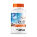 Doktorns bästa tuggbara fullt aktiva metyl B12, Methylcobalamin, energi, minne och humörstöd, icke-GMO, Gluten Free, Soy Free, Vegan 60 tabletter