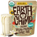 EarthChimp Organic Vegan Protein Powder - med Probiotics - Non GMO, Dairy Free, Non Whey, Plant Based Protein Powder för kvinnor och män, Gluten Free - 26 Servings 32 Oz (Vanilla)