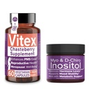Intim Rose Spara 10% på Hormonal Balance & Reproductive Wellness Bundle - Vitex Chasteberry Supplement + Myo & D-Chiro Inositol Powder för PCOS & Menstrual Support