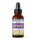 Barn sover stöd flytande extrakt - naturliga barn växtbaserade växtbaserade sömnhjälp, med kamomill, Guava Leaf - 1oz flytande extrakt - Herbal godhet (1 enhet)