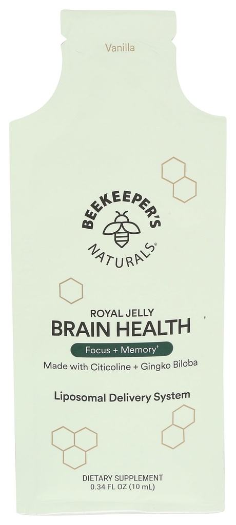 Beekeepers Naturals Brain Health Royal Jelly Liposomal SGL, 0,34 Fz