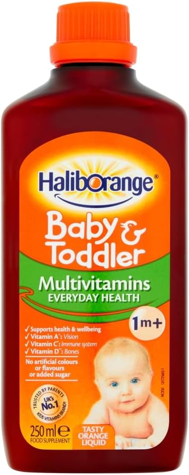 Haliborange all naturlig orange smak multivitamni flytande
