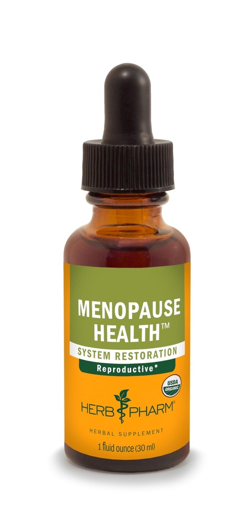 Herb Pharm Menopause Health Liquid Herbal Formel för fysiskt och emotionellt stöd - 1 Ounce