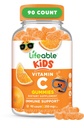 Livliga barn Vitamin C Gummies | 250mg | Stor smak VIT C | Vegan GMO-Free Vitamin C Chewable | för Immune Support | 90 Gummies