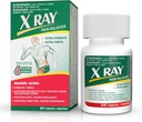 X RAY Extra Strength Pain Reliever: Acetaminophen 500 mg, Aspirin, Koffein - 24 tabletter Varje, Potent Formel för Migraine, Huvudvärk och Back Pain Relief, minskar inflammation