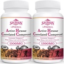 1500mg Liposomal Active Hexose Correlaterade Supplement, 240 Soft Gels Beta-Glucans med Natural Mushroom Extract, Immune System, Liver Function, underhåll T-Cell & Killer Cell Aktivitet