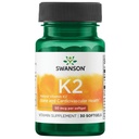 Swanson Natural Vitamin K2 (Menaquinone-7 från Natto) 50 mcg 30 Sgels (1 Pack)