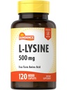 Sundance L-Lysine 500mg | 120 Caplets | Free Form Amino Acid | Vegetarian, icke-GMO och Gluten Free Supplement