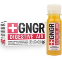 +GNGR Digestive Aid Organic Ginger Shots med Probiotics, Gut Health, Colon Cleanse, Bloating Relief, Gut Detox, Immunity Shots med Ginger Juice, Turmeric, Black Pepper. (2 Oz, Pack 12)