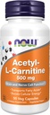 Nu livsmedelstillskott, Acetyl-L Carnitine 500 mg, Aminosyra, hjärna och nervcellsfunktion *, 50 Veg kapslar