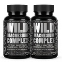 Wild Foods Magnesium Complex Supplement med 7X Forms | High Absorption, Full Spectrum, Easy Digestion | 500mg Glycinate, Bisglycinate, Malate, Orotate, Citrate, Taurate | 90 Capsule (Pack of 2)