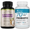 Naturbasen Glukosamin Chondroitin + Probiotika 70 miljarder CFU