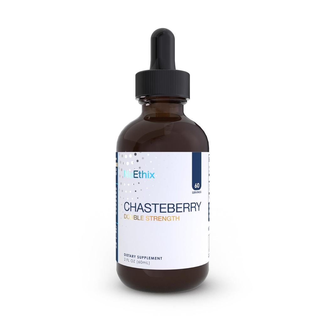NuEthix Formuleringar Chasteberry Double Strength 50mg, kan hjälpa balans östrogen dominans och kan hjälpa till att stödja menstruationscykel, 60 portioner