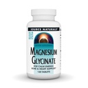 Källa Naturals Magnesium Glycinate, chelated för hög absorption | för Calm Energy, Bone & Heart Support *, 200 mg per Servering - 120 tabletter