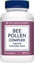 Vitamin Shoppe Bee Pollen Complex 1000MG, Superfood med Bee Propolis och Royal Jelly, Seasonal Immune System Support (300 tabletter)
