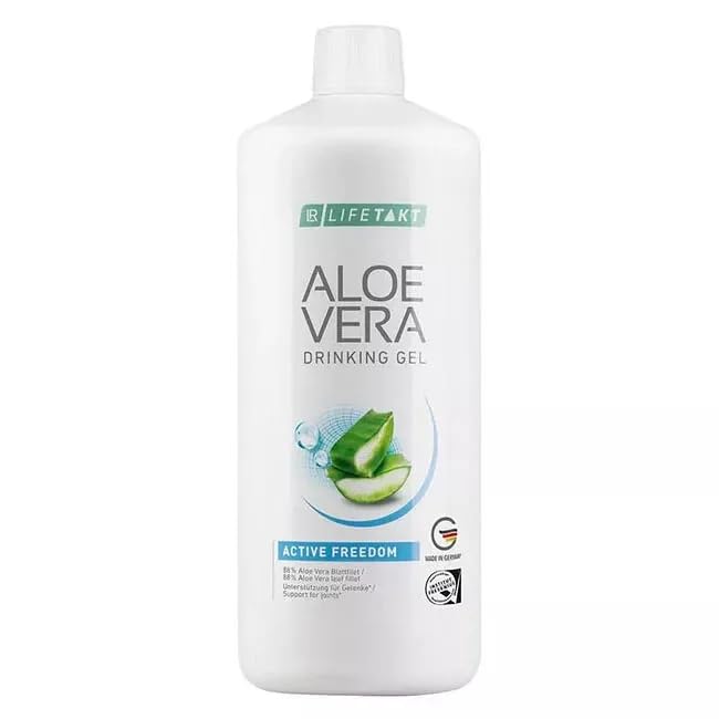 LR Lifetakt Aloe Vera Drinking Gel Active Freedom Health Care Kvinnor Dricker Varje Dag Naturlig Behandling - 1000 ml./33.3 fl.oz