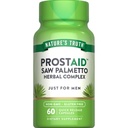 Naturens Sanning Prostate Support Supplement för Män | med Saw Palmetto, Pygeum, Stinging Nettle | 60 Herbal Complex Capsules | Non-GMO & Gluten Free