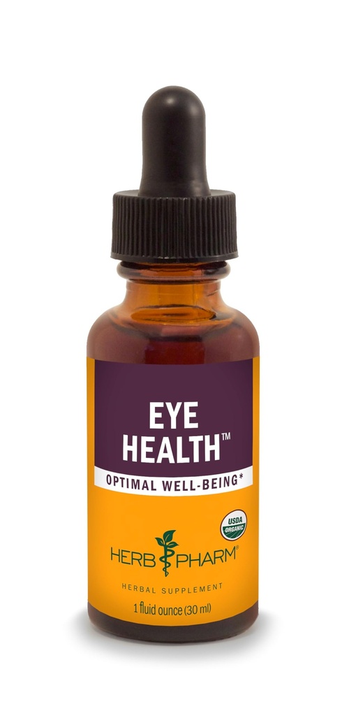 Herb Pharm Eye Health Liquid Herbal Formel med Bilberry och Goji Liquid Extracts - 1 Ounce