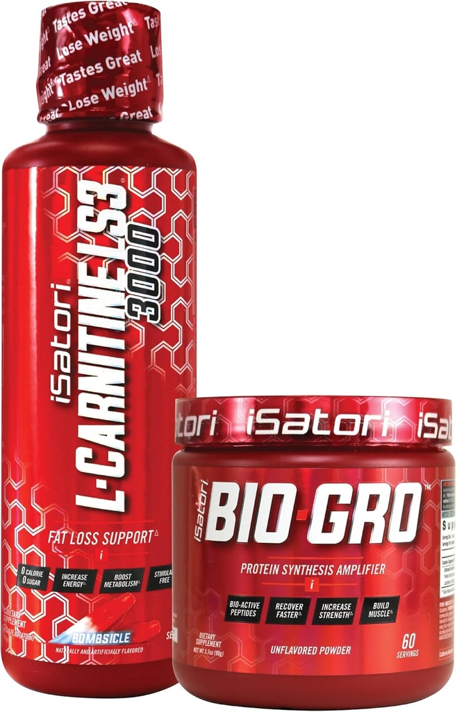 iSatori Bio-GRO Protein Syntheis förstärkare L-Carnitine LS3 3000 Bombsicle smak