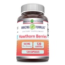 Fantastiska formler Hawthorn Berries Supplement | 565 Mg Per Serving | 120 kapslar | Icke-GMO | Gluten Free | Tillverkad i USA