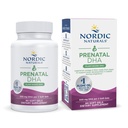 Nordic Naturals Vegan Prenatal DHA, Unflavored - 60 Soft Gels - 500 mg Plant-Based DHA - Stöder hjärnutveckling hos barn & hälsosam graviditet - Icke-GMO - 30 portioner