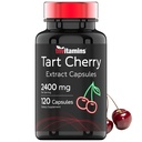 Tart Cherry Capsules (2400 MG - 120 greve) | från Montmorency Cherry Extract | Ger Antioxidanter, Anthocyanins och Phytonutrients | Tart Cherry för sömn och mer! | Icke-GMO, Made in the USA!