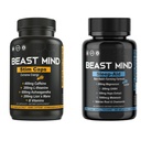 Day & Night Energy With Sleep Aid Bundle | 400mg Caffeine | 600mg Ashwagandha | 200mg Lions Mane | Increased Energy & Focus & Mood Sleep Aid with GABA, Valerian Root, Chamomile, Melatonin, Magnesium