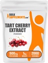 BulkSupplements.com Tart Cherry Extract Powder - Tart Cherry Supplement, Herbal Supplement - Antioxidant Source, Gluten Free, 500mg per Servering, 5kg (11 lbs) (Pack of 5)