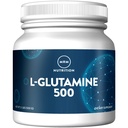 MRM Nutrition L‑Glutamine 500 Powder - For Women & Men - 500 Grams Fermented L-Glutamine Amino Acid Supplement for Recovery, Muscle Support, Immune & Gut Health, Vegan Glutamine- 100 Servings