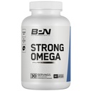 BARE PERFORMANCE NUTRITION, BPN Strong Omega Fish Oil Soft Gel, 1290mg Fiskolja per kapsel, vildfångad fisk, hållbart källad, IFOS Certified, 30 portioner