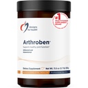 Design för hälsa Arthroben Unflavored/Unsweetened - Collagen Peptides Powder + Botanicals för att hjälpa till att stödja hälsosamma gemensamma - Peptides Drink Mix, Non-GMO (30 portioner / 330g)
