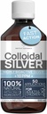Colloidal Silver Liquid 8 fl oz 10 PPM - Bioaktivt Hydrosol Silver Vatten - Naturlig Immun Support Nano Sol Supplement Solution - Kvalitet Ioniska Mineraler - Organiskt Strukturerat Silver