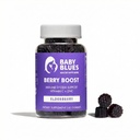 Baby Blues Berry Boost for Moms, Immunity Elderberry Gummies Immune Support Supplement med vitamin C och Zink för vuxna, icke-GMO Immune System Vitamins Booster Vegan Gluten Free Gummies, 60pcs