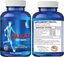 MAX FLEX UC II, Collagen Supplement for Joint Health – Avancerad Joint Support Supplement med Glucosamine, Chondroitin, Joint Inflammatory Relief as Turmeric – Gluten Free – 60 tabletter, 2 tabletter/Day