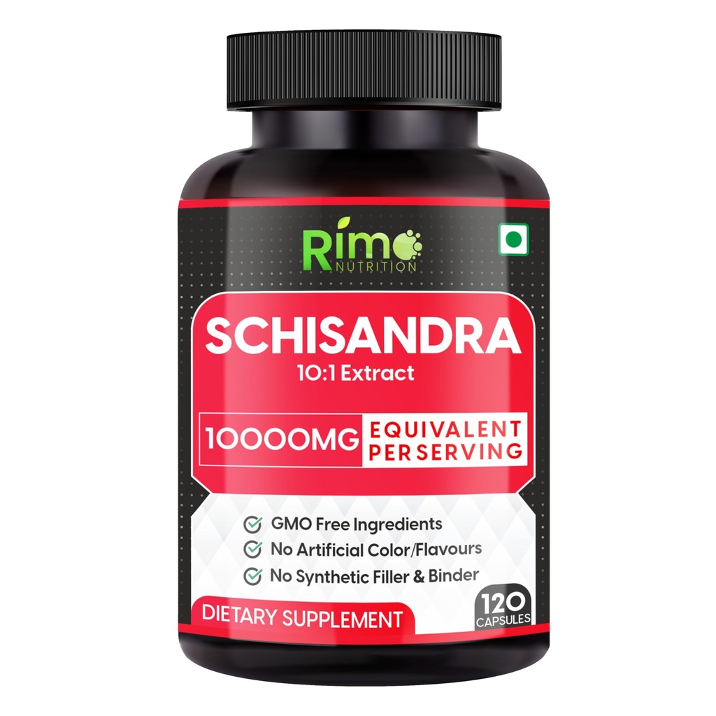 Schisandra Supplement - Standardiserat till Schisandrins, Pure Schisandra Chinensis Fruit Extract, 120 kapslar