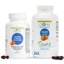 Core Med Science Liposomal Vitamin B-Complex & Vitamin C 1000mg Soft Gels Bundle för hjärthälsa och immunsystem