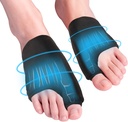 Foot Ice Packs Wrap Big Toe för Bunion Relief Gout Pain Relief, Reusable Cold & Heat Therapy Gel Foot Ice Pack Compress för artritiska tår, Swelling, Fasciitis, Sport skador, Post-Surgery Recovery