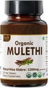 Mulethi 120 tabletter - USDA Organic Licorice Root - Stöder Digestive Health & Immunity