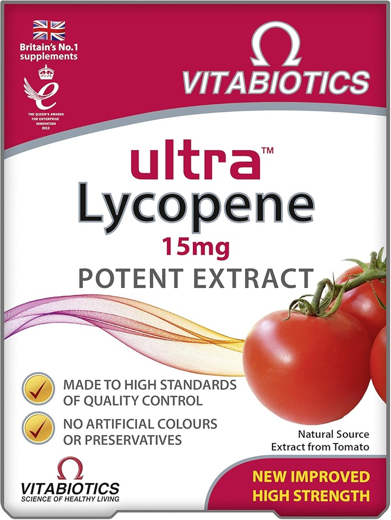 Ultra Lycopene tabletter - Pack med 30 tabletter