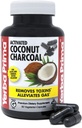 Yerba Prima aktiverad kokosol, 60 kapslar - Natural Detox - Vegetarian, Vegan, Gluten Free, Non GMO