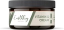 Earthley Wellness Vitamin D Cream, Natural Topical Vitamin D med vitamin A, D och K2, Hjärthälsa, hudhälsa och graviditet, Cod Liver Oil Base (4 oz, vitamin D Cream)