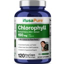 NusaPure Chlorophyll 200:1 Extrakt, 150 mg Likvärdigt till 30 000 mg per kapsel 120 Vegetariska Caps (Non-GMO, Vegan)